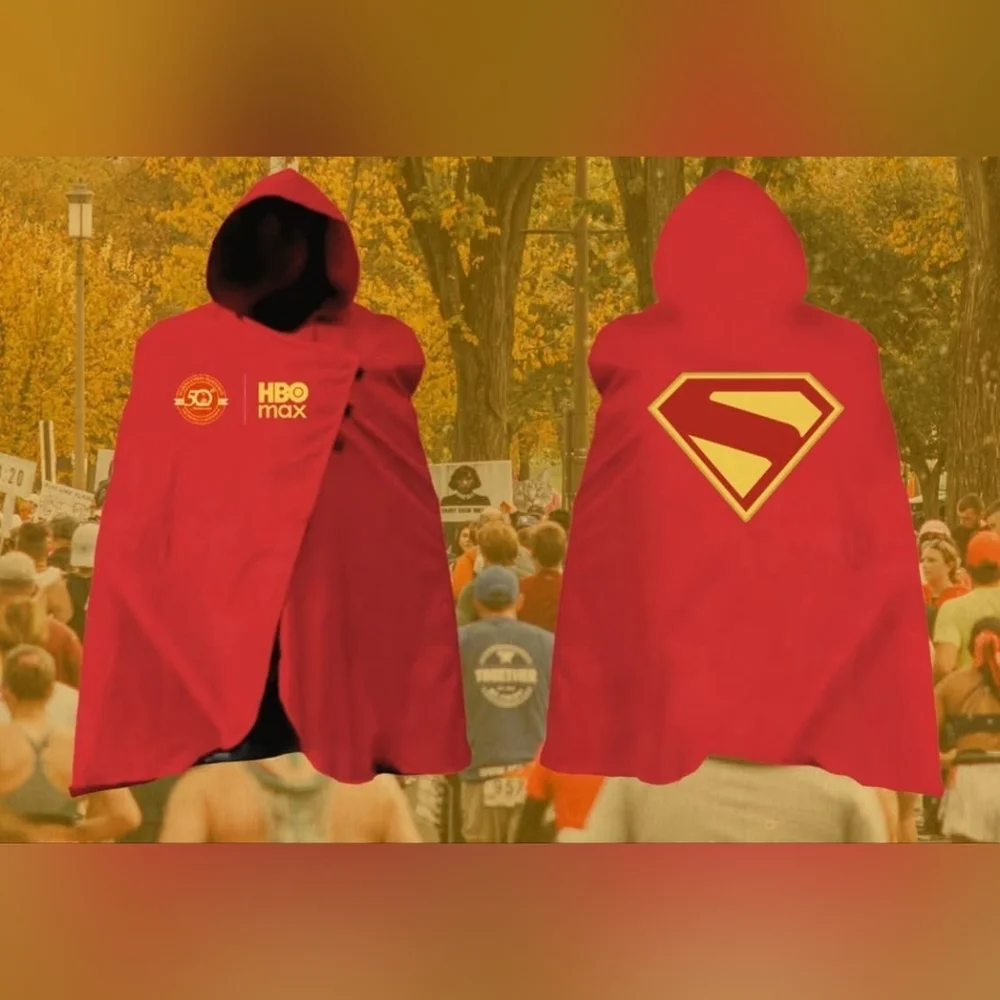 50th Anniversary Marine Corps Marathon (MCM) Finisher Poncho Superman DC Comics